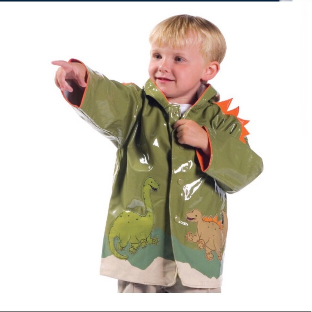 kidorable dinosaur all weather waterproof raincoat